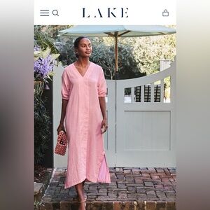 NWOT LAKE Morning Dress Caftan Size Medium
